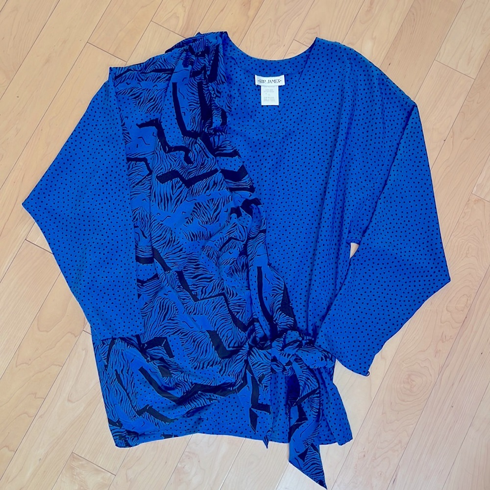 VTG 80’s Sir James Tie Tunic Blouse 🎉 30% Off Bundles!